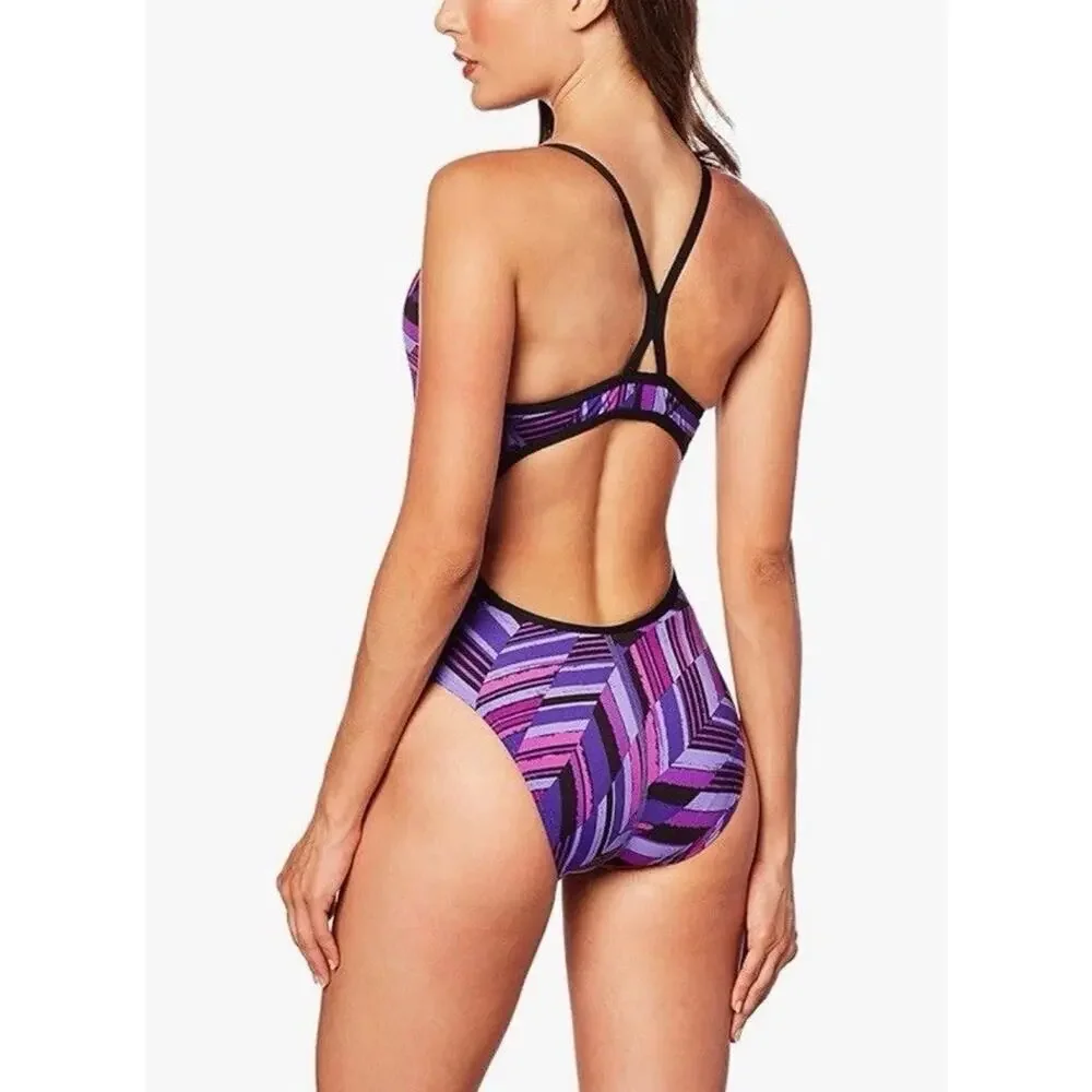 Speedo Endurance Free Back‎ One Piece Swimsuit Womens Size 28 (728)